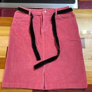 Women’s skirt St. John’s Bay pink corduroy